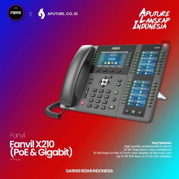 Fanvil X210 (PoE & Gigabit)